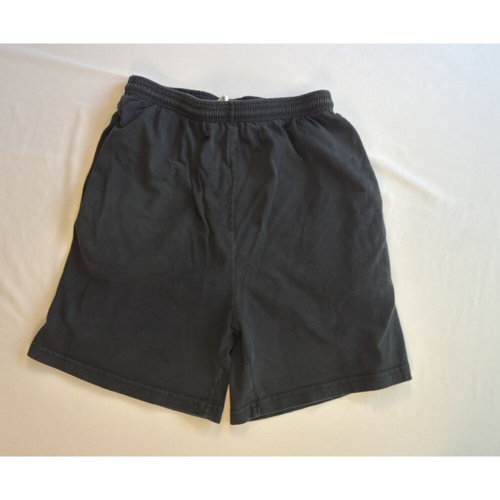 Vintage 90s Pro Spirit Washed Black Sweatshorts L USA Boxy Skate Lounge Gym